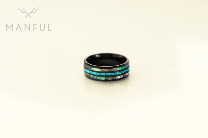 Blue Crystal Ring - Manful