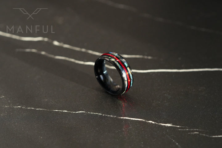 Blaze Crystal Ring - Manful