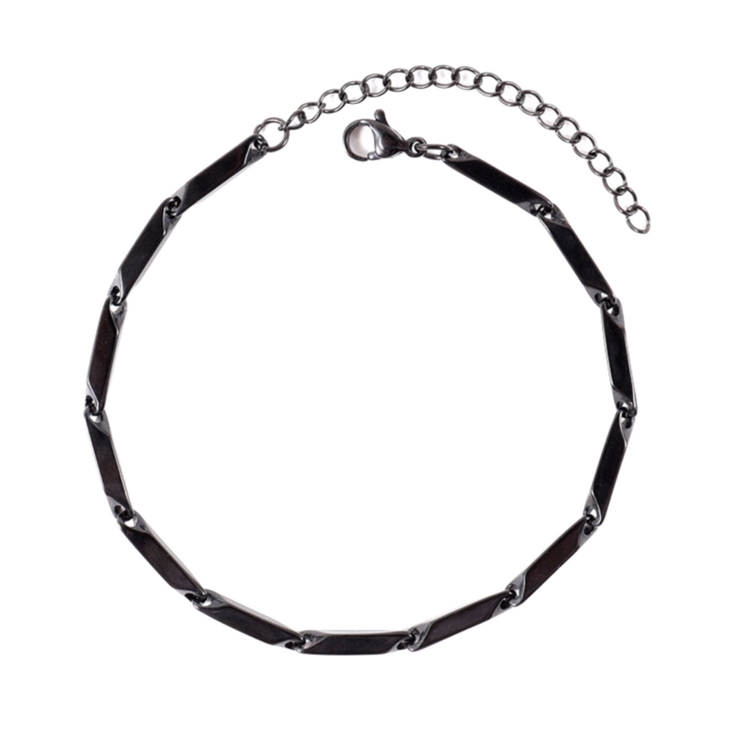 Block Chain Bracelet (Black) - ManfulCo