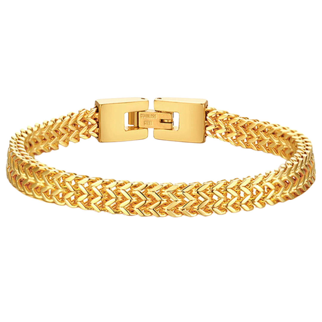 Foxtail Bracelet (Gold) - ManfulCo