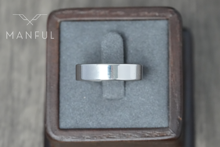Simple 6mm Ring (Silver) - ManfulCo