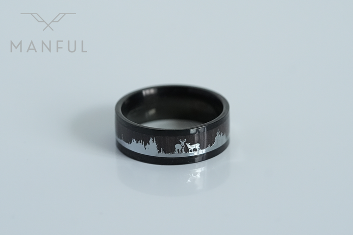 Deer Forest Ring - Manful