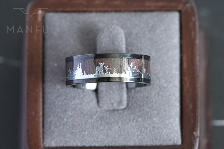 Deer Forest Ring - Manful
