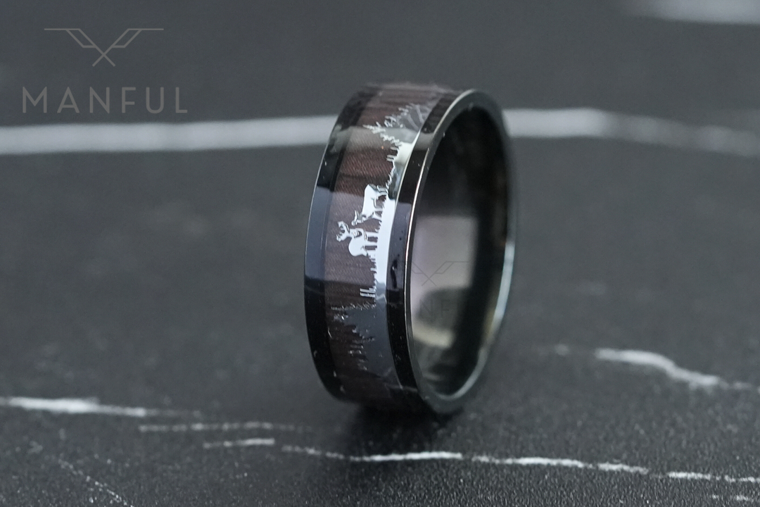 Deer Forest Ring - Manful