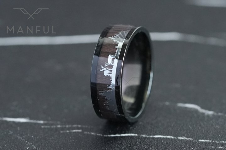 Deer Forest Ring - Manful