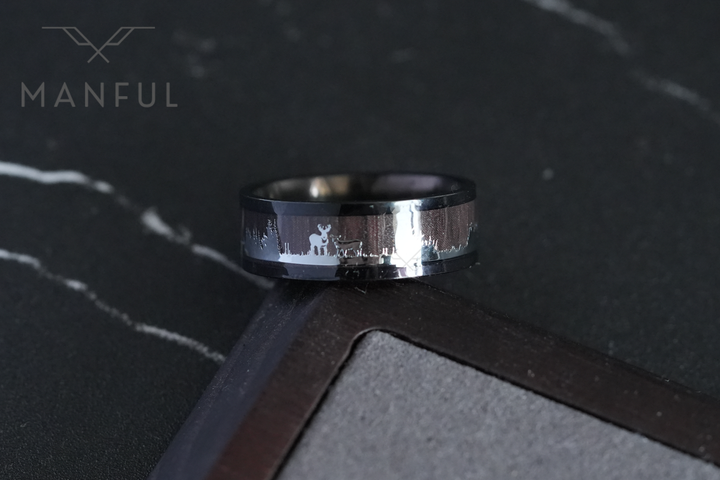 Deer Forest Ring - Manful