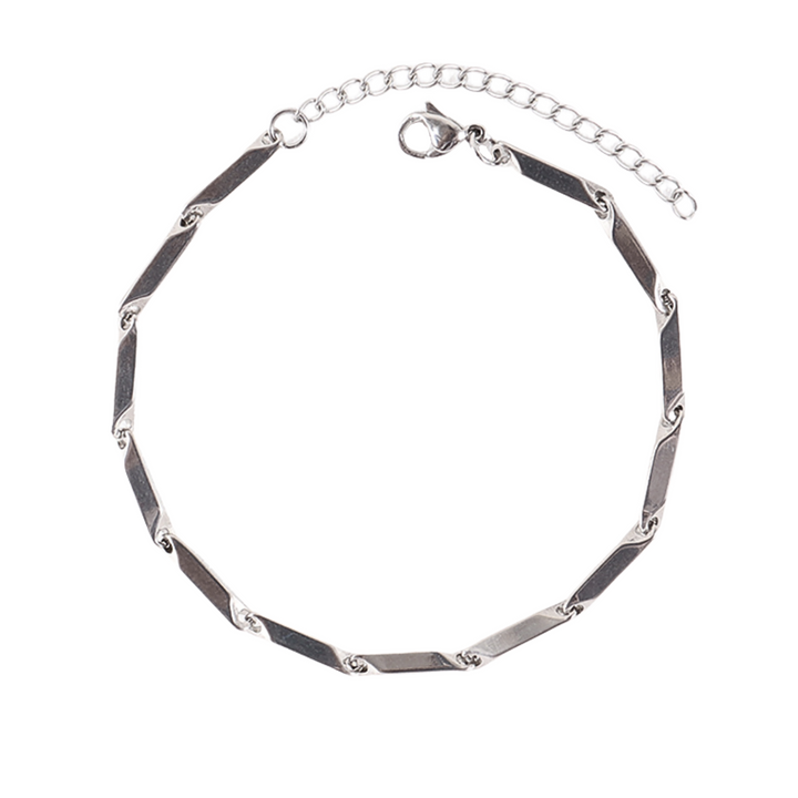 Block Chain Bracelet (Silver) - Manful