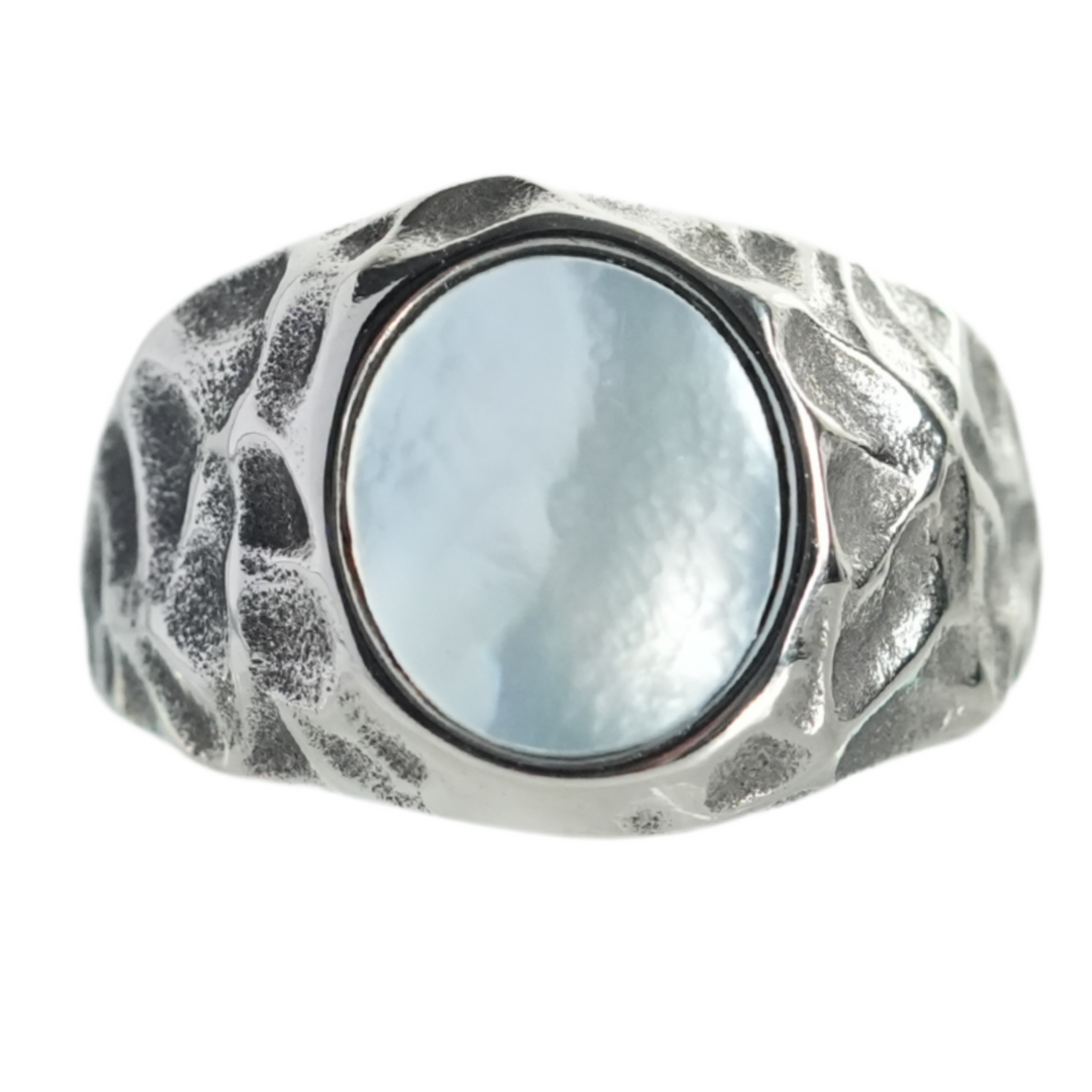 Mother of Pearl Signet Ring - Manful