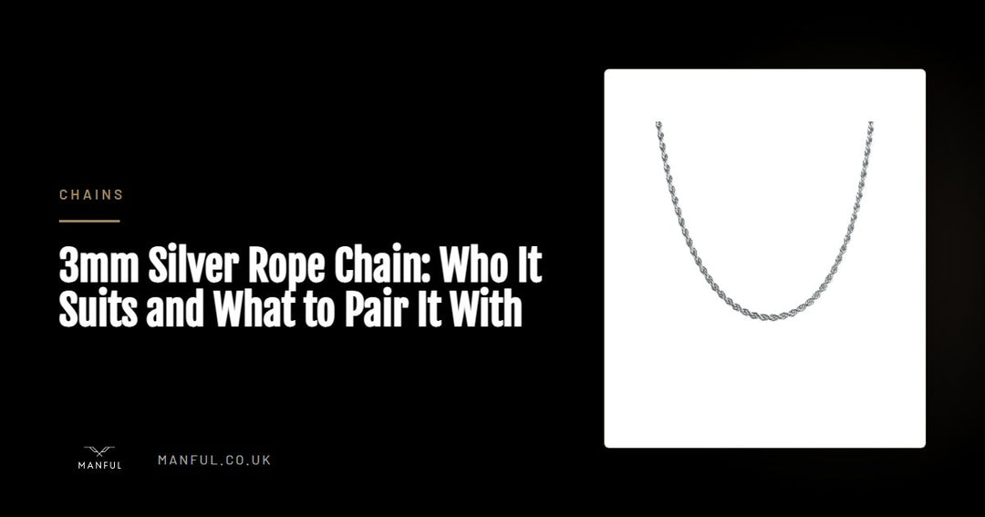 3mm Silver Rope Chain: Who It Suits and What to Pair It With