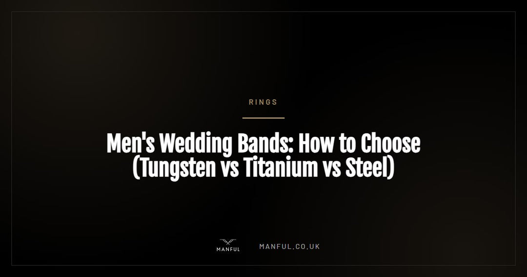 Men's Wedding Bands: How to Choose (Tungsten vs Titanium vs Steel)