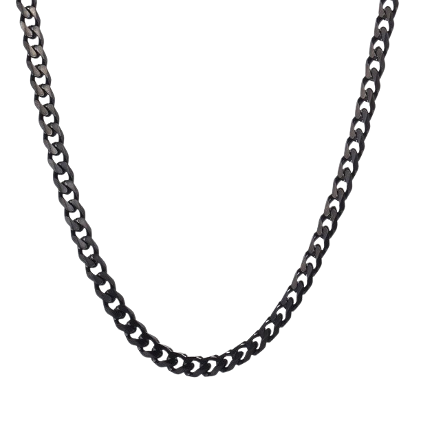 Cuban Chain Black 3mm - ManfulCo