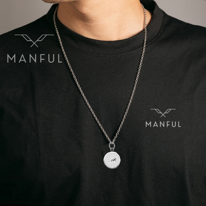 Zodiac Aquarius Necklace - ManfulCo