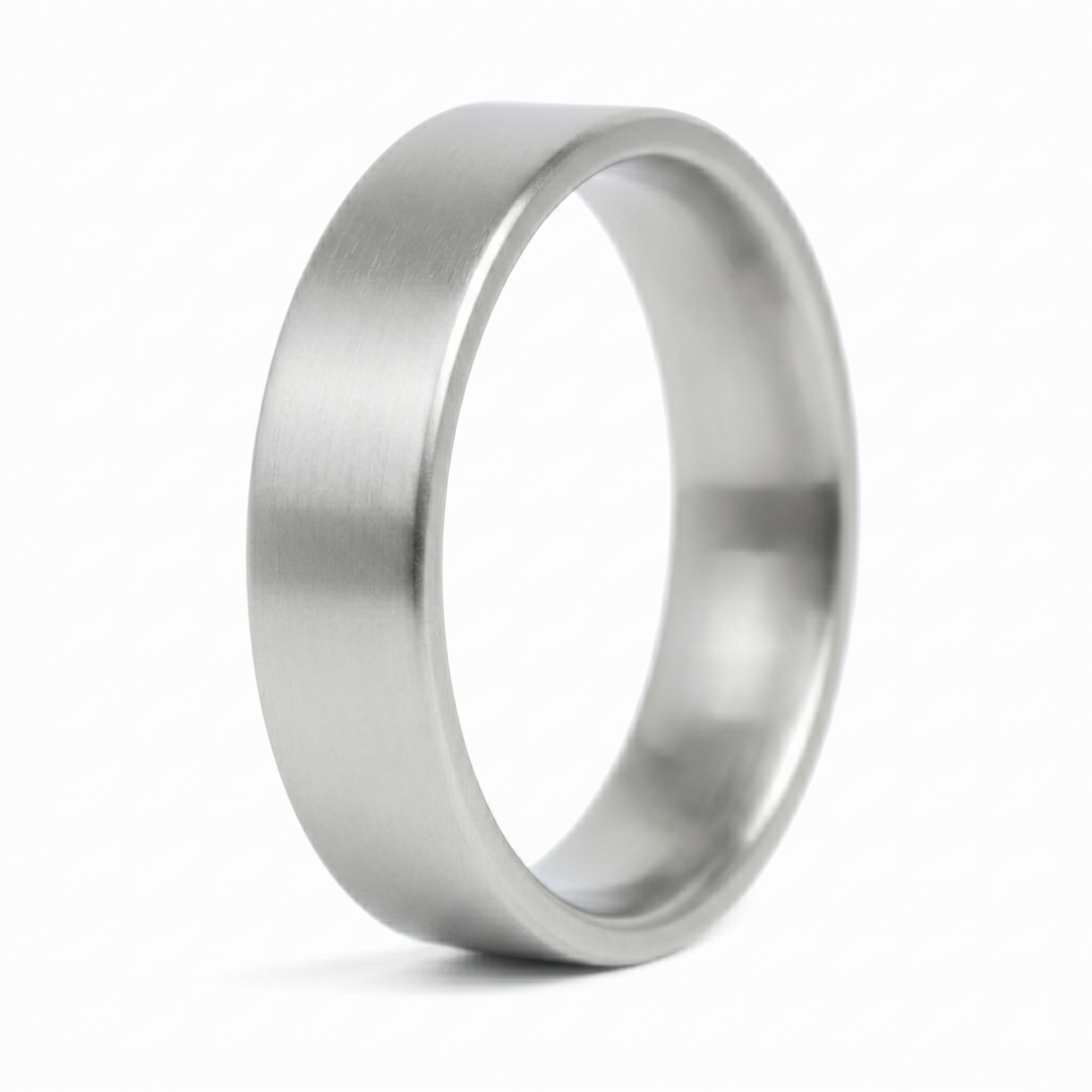 Simple 6mm Ring (Silver) - Manful