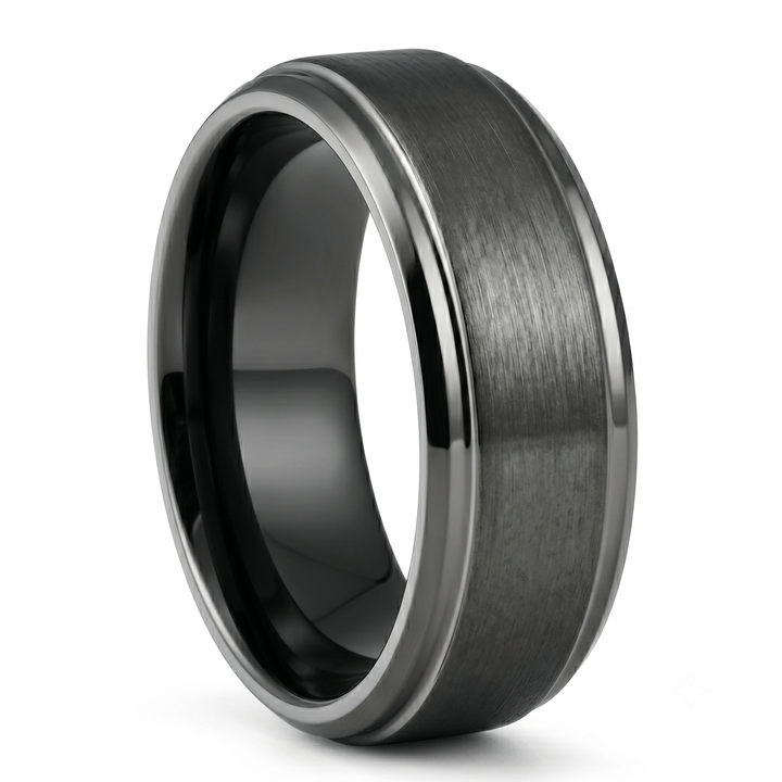 Brushed Tungsten Band (Gunmetal) - Manful