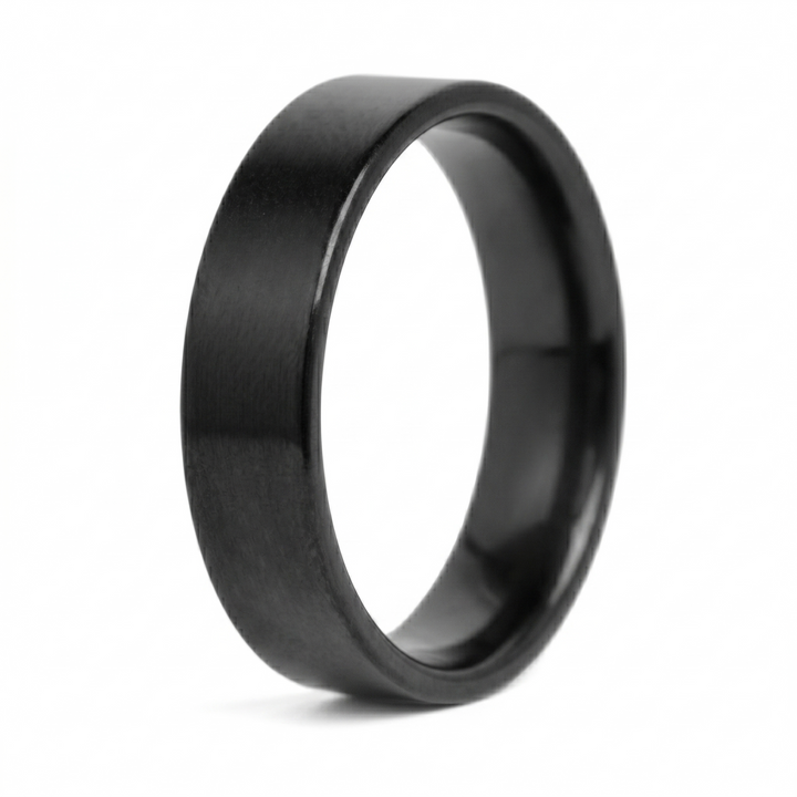 Simple 6mm Ring (Black) - Manful