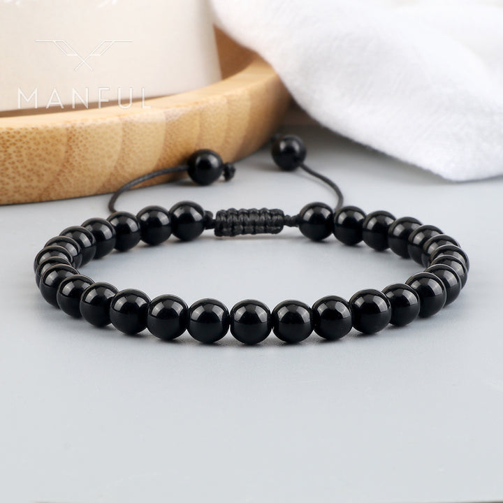 Onyx Bead Bracelet - ManfulCo