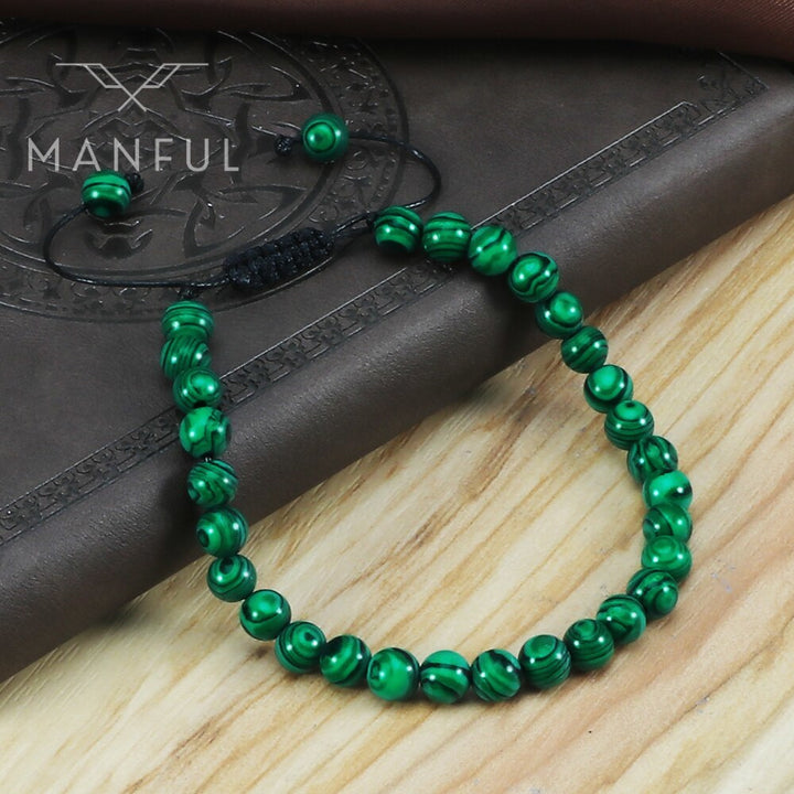 Malachite Bead Bracelet - ManfulCo