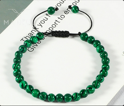 Malachite Bead Bracelet - ManfulCo