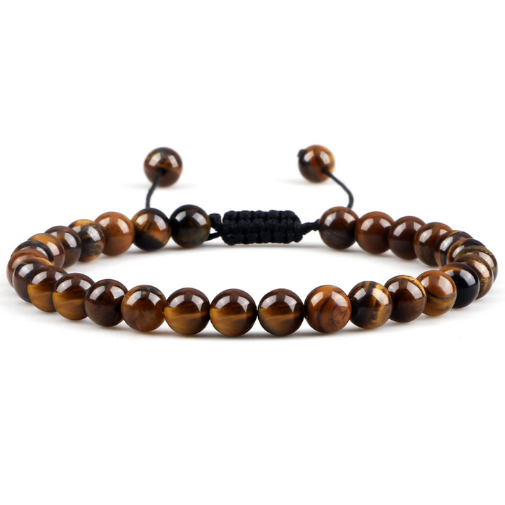 Tigers Eye Bead Bracelet - ManfulCo