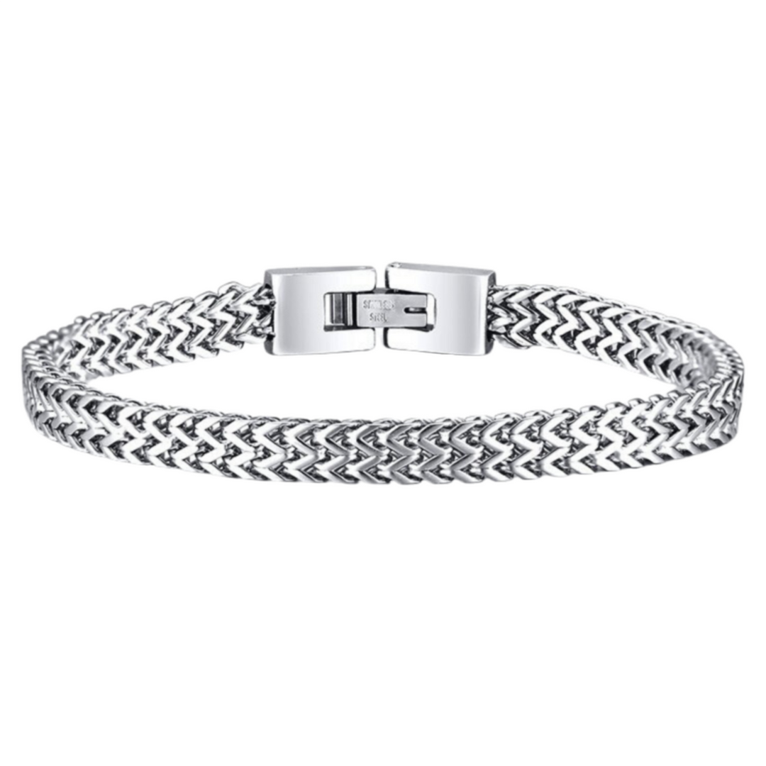 Foxtail Bracelet (Silver) - ManfulCo
