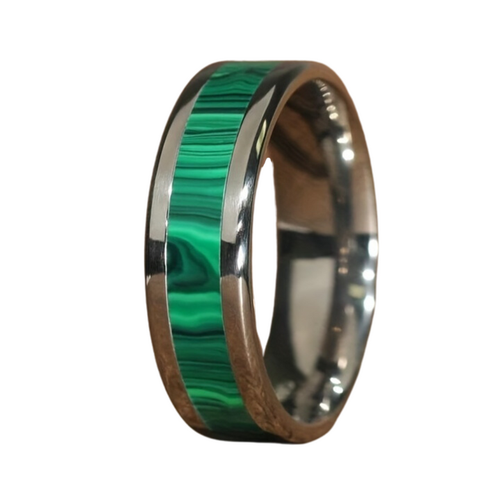 Silver Malachite Ring - ManfulCo