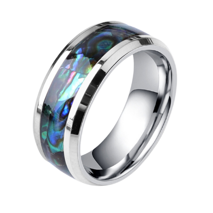 Fire Opal Band (Silver) - ManfulCo