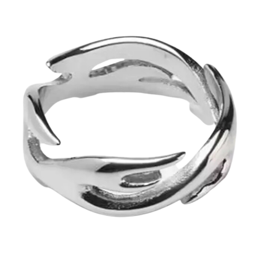 Silver Flame Ring - ManfulCo