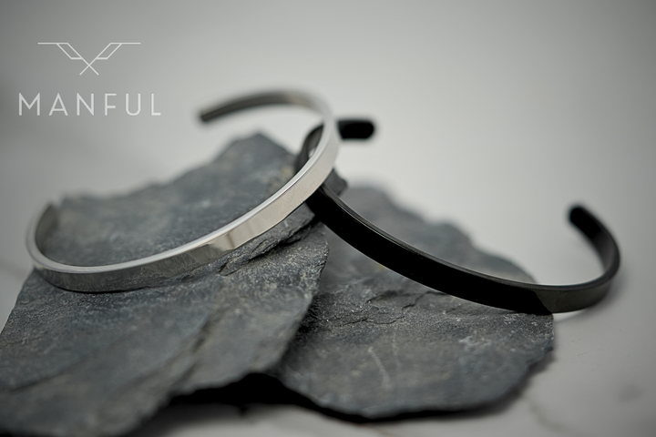 Adjustable Bangle (Black) - ManfulCo