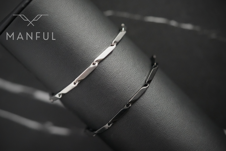 Block Chain Bracelet (Black) - ManfulCo