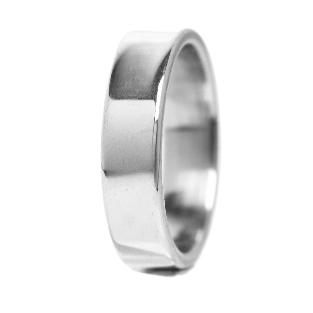 Simple 6mm Ring (Silver) - ManfulCo