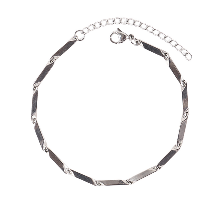 Block Chain Bracelet (Silver)