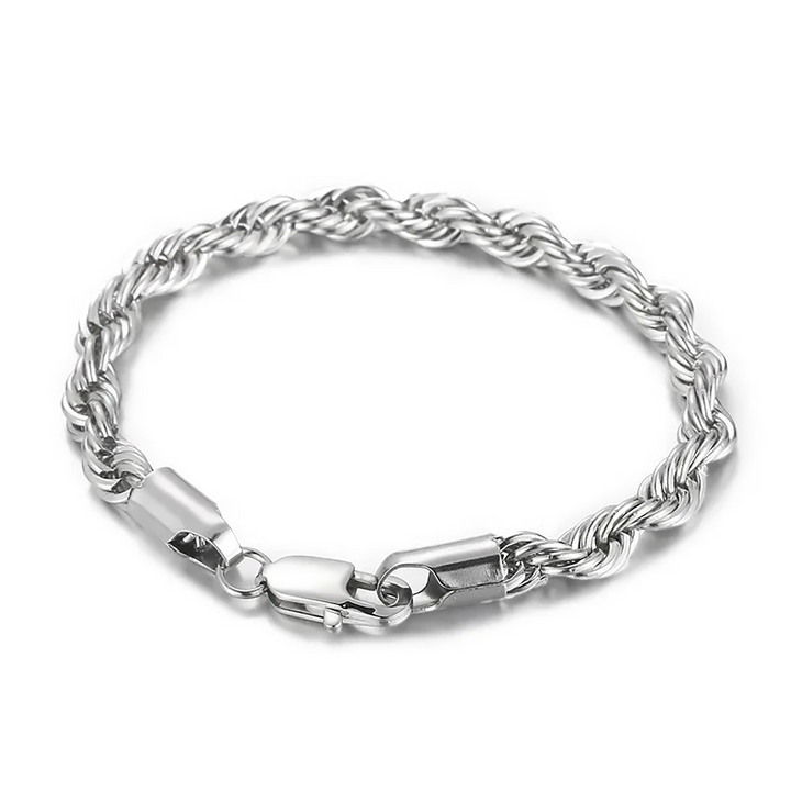 Rope Chain Bracelet (Silver)