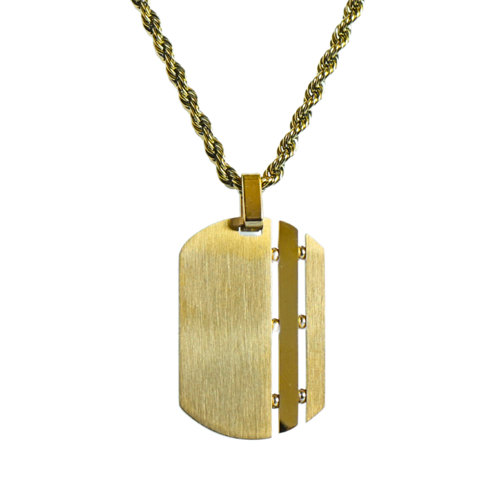 Dog Tag Chain (Gold)