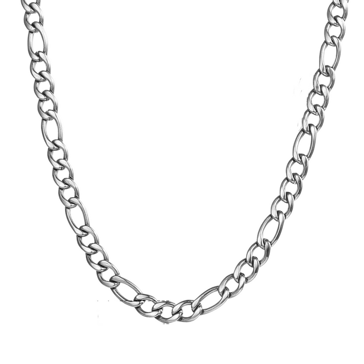 Figaro Chain Silver 5mm - ManfulCo