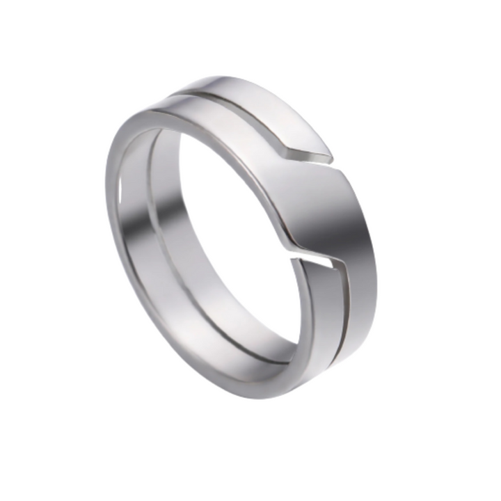 Line Cut Ring (Silver)