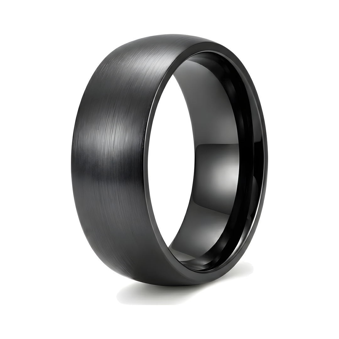 Brushed Titanium Band (Black)