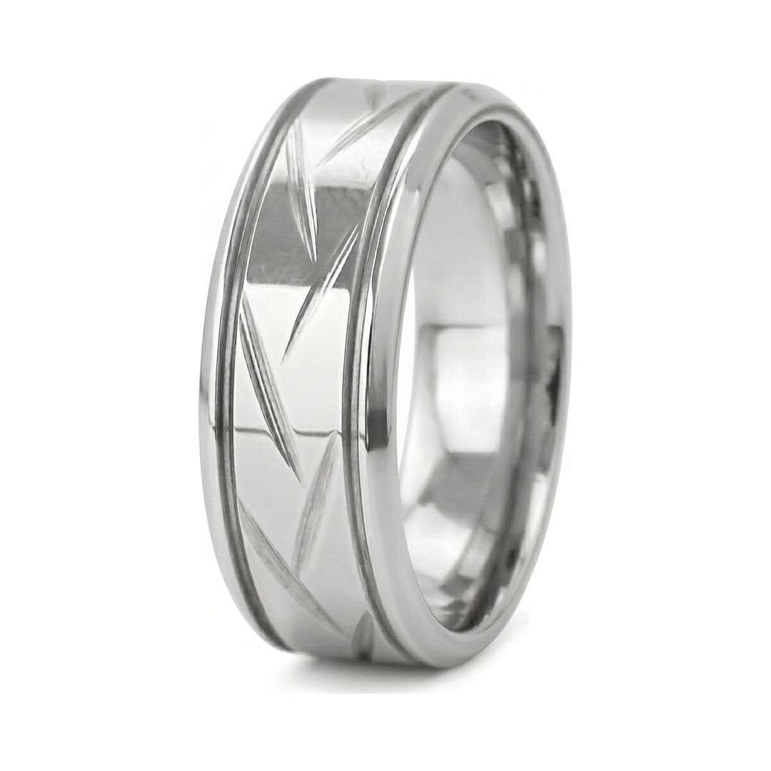 Crosscut Band (Silver)