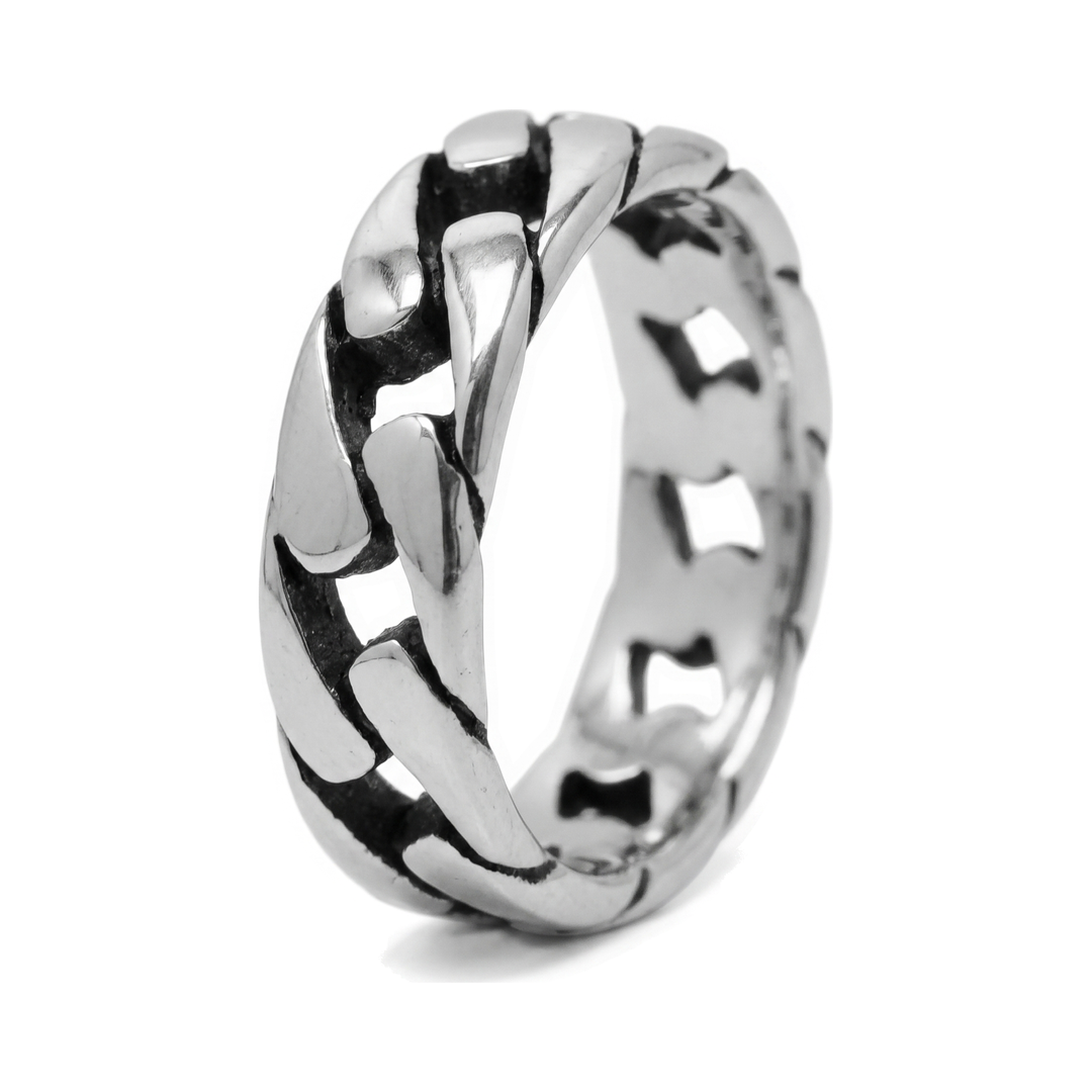 Cuban Chain Ring (Silver)