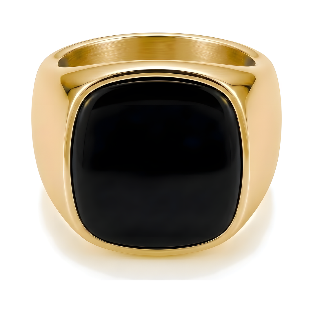Onyx Signet Ring (Gold)