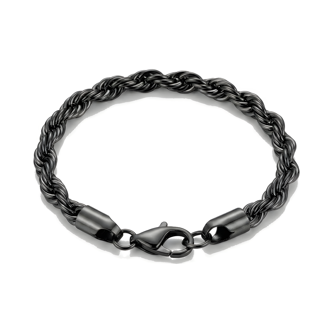 Rope Chain Bracelet (Black)