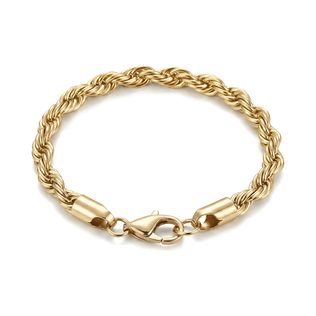 Rope Chain Bracelet (Gold)