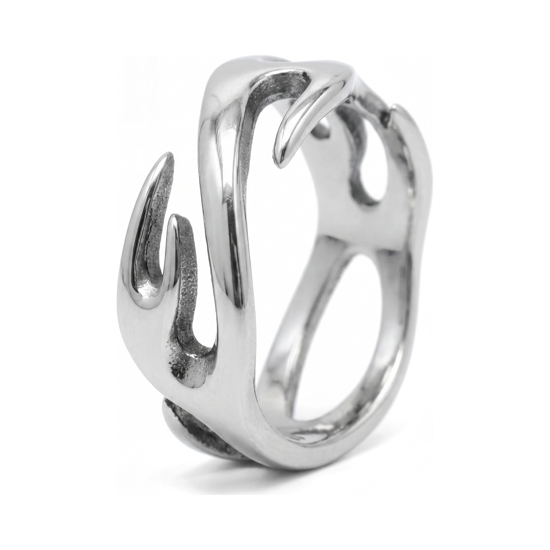 Silver Flame Ring