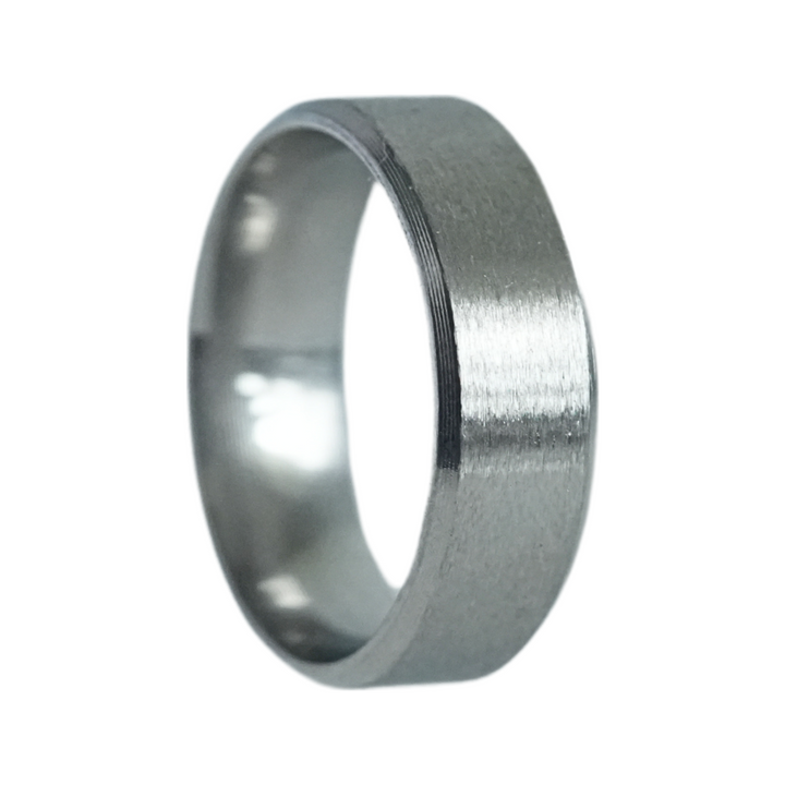 Simple Stainless Steel Ring 8mm (Silver)
