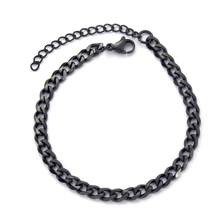 Cuban Chain Bracelet (Black)