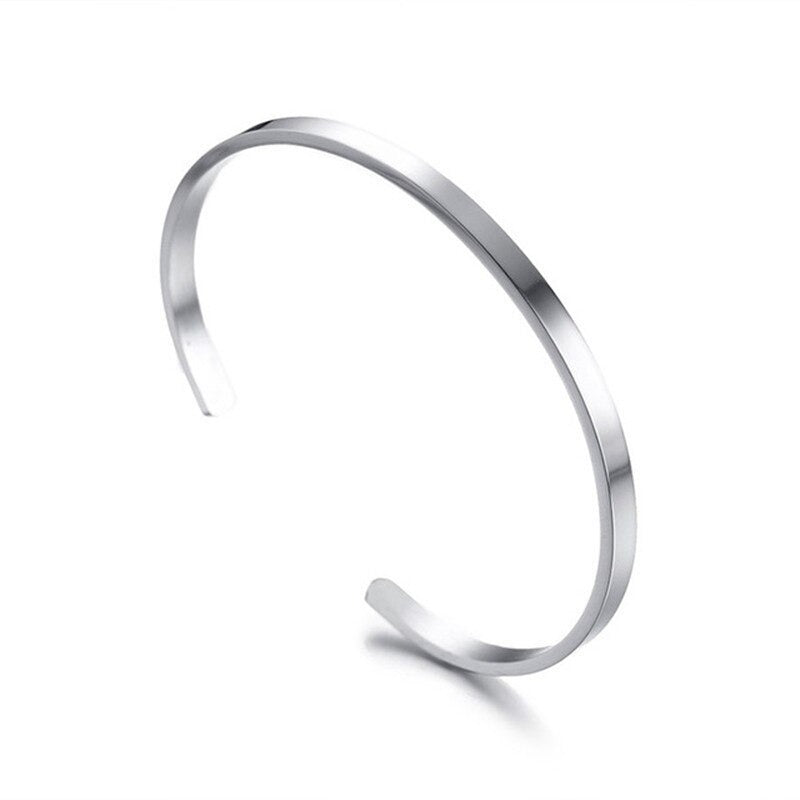 Adjustable Bangle (Silver) - ManfulCo