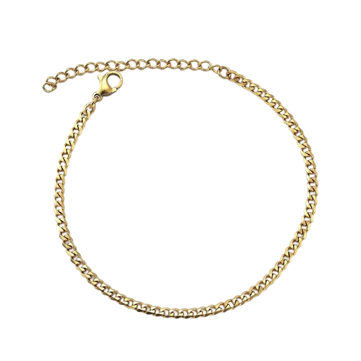 Cuban Chain Bracelet (Gold) - ManfulCo