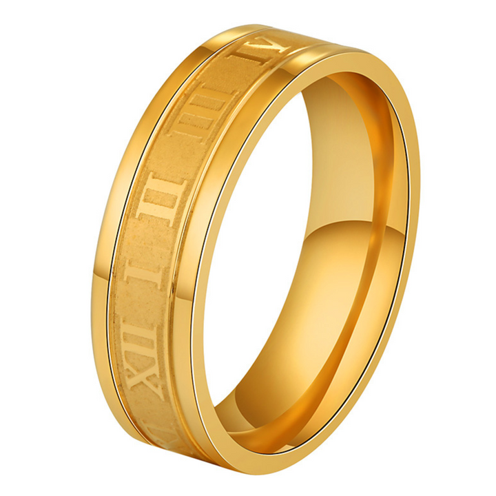 Roman Numerical Ring (Gold) - ManfulCo