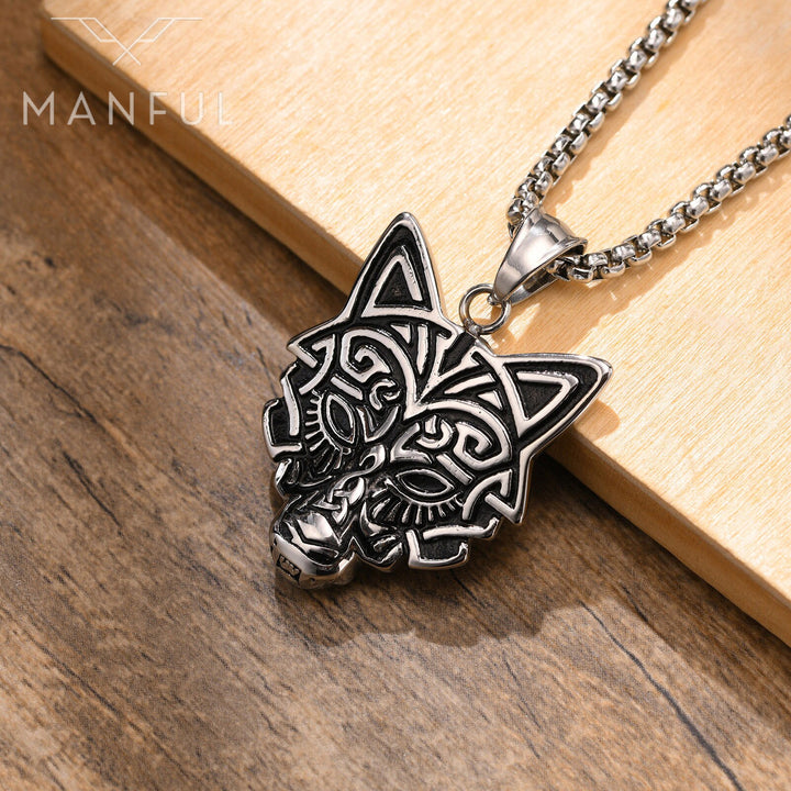 Wolf Pendant Necklace - ManfulCo