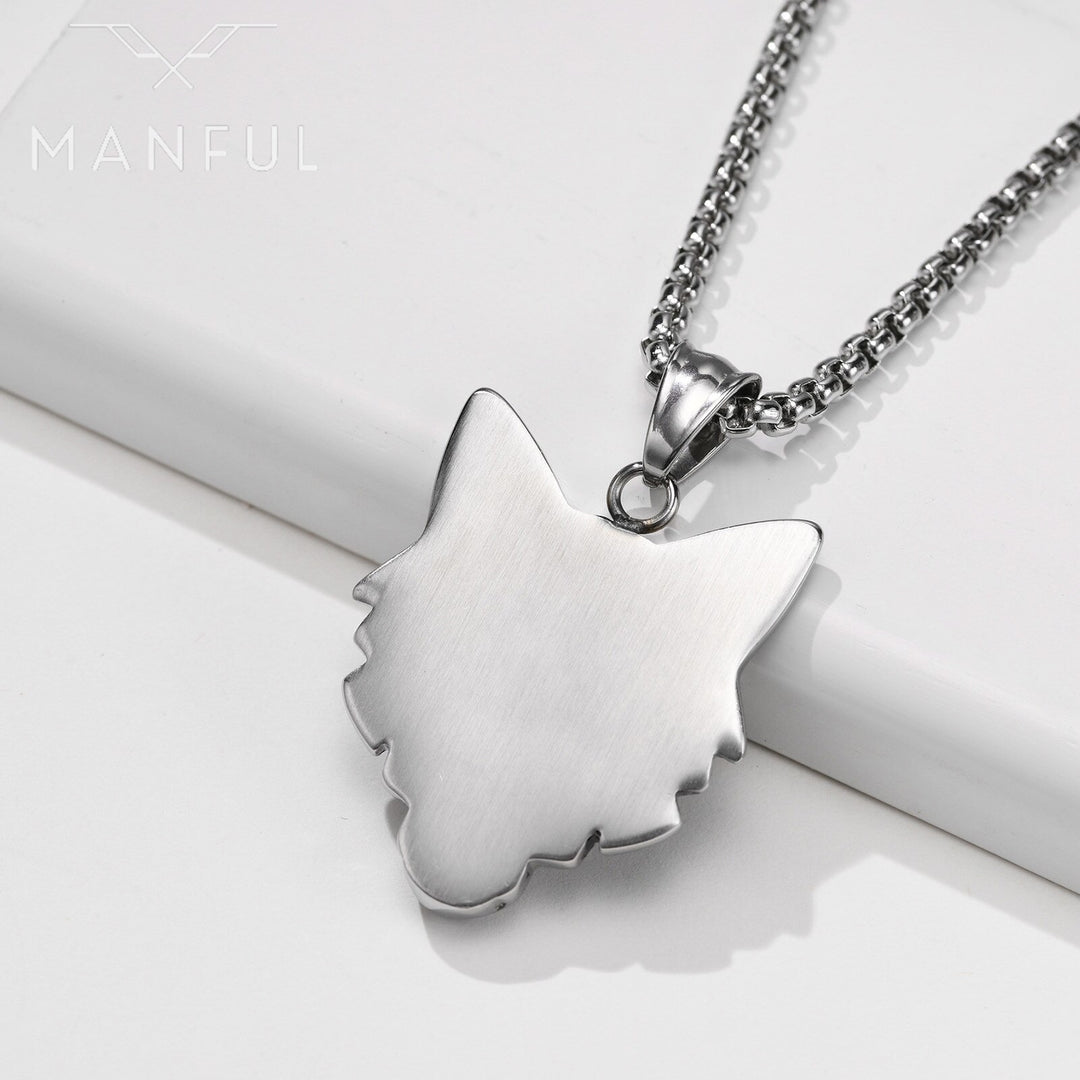 Wolf Pendant Necklace - ManfulCo