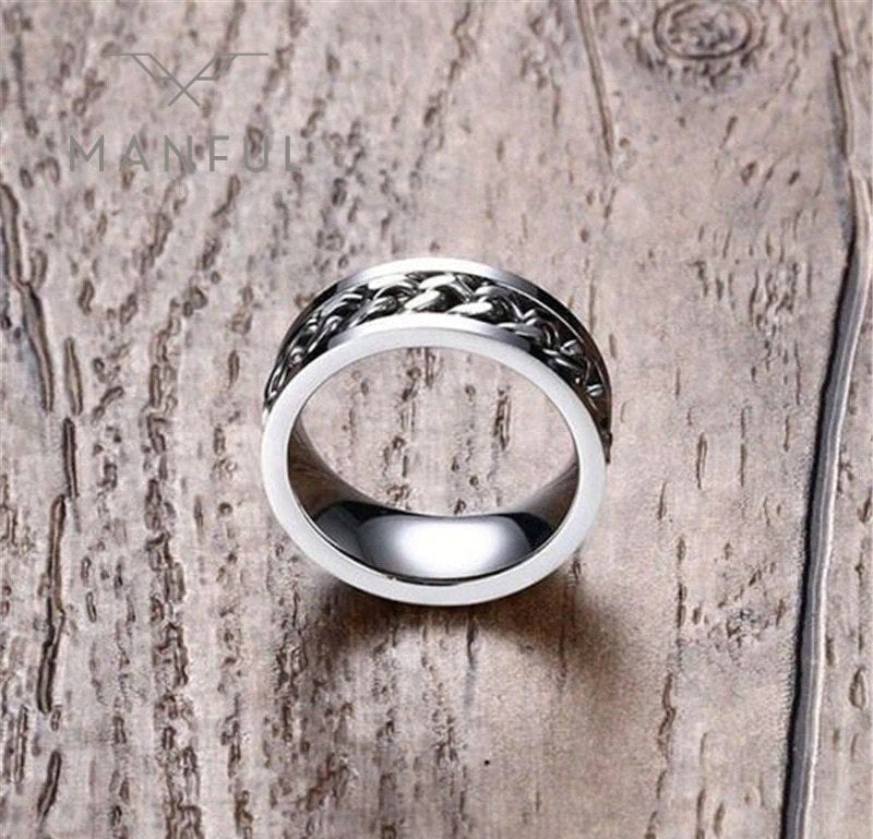 Spinner Ring (Silver) - ManfulCo